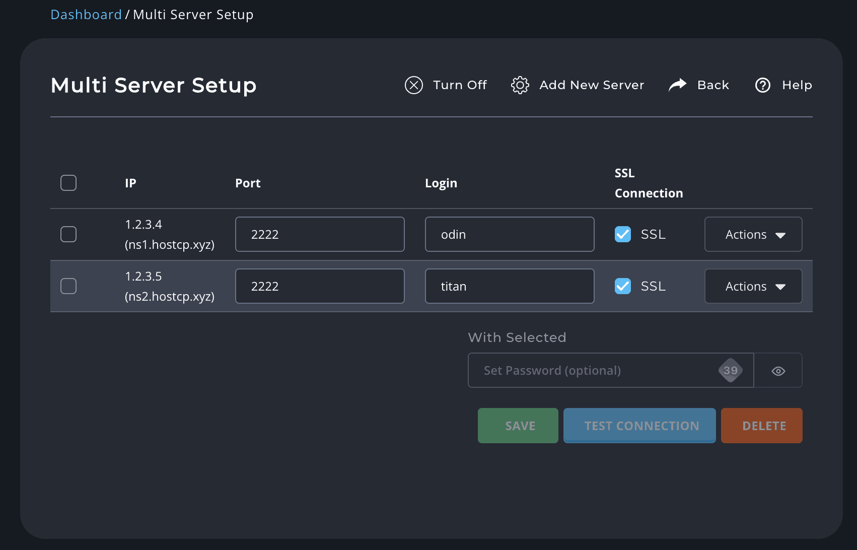 DA Multi-Server Setup