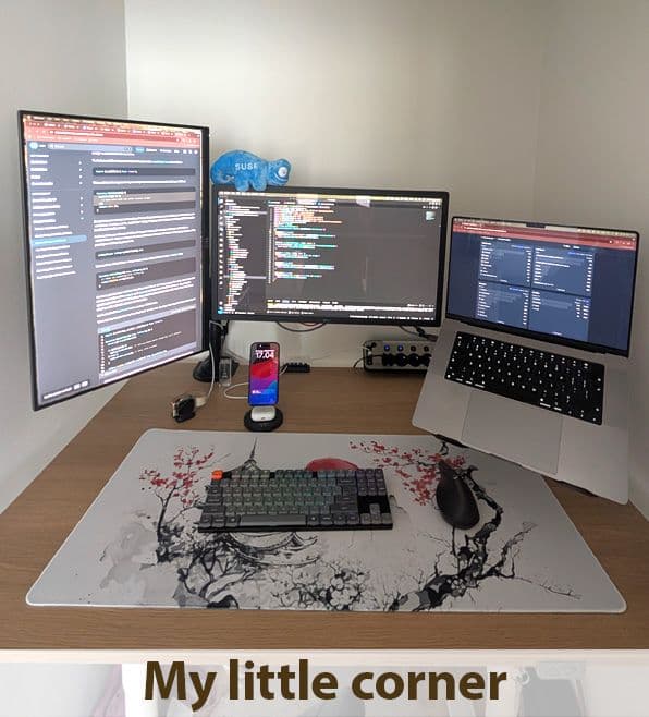 Harry's workstation