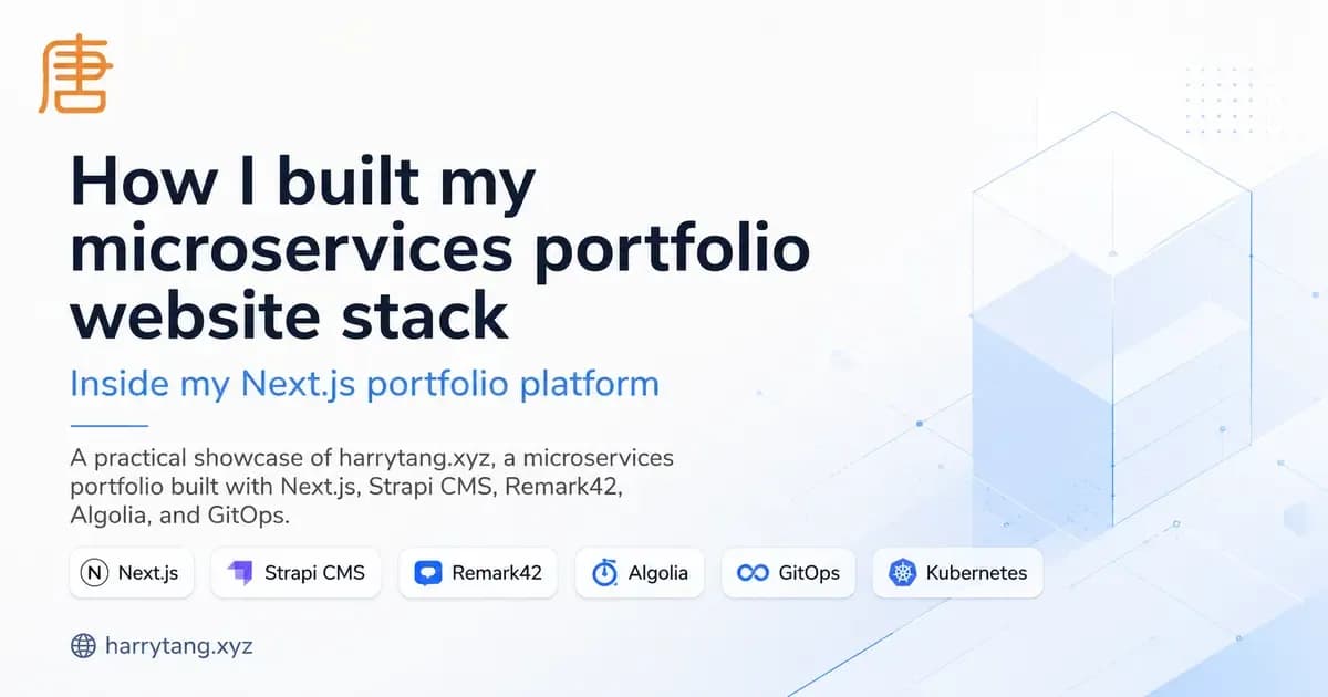 Harry Tang's web stack