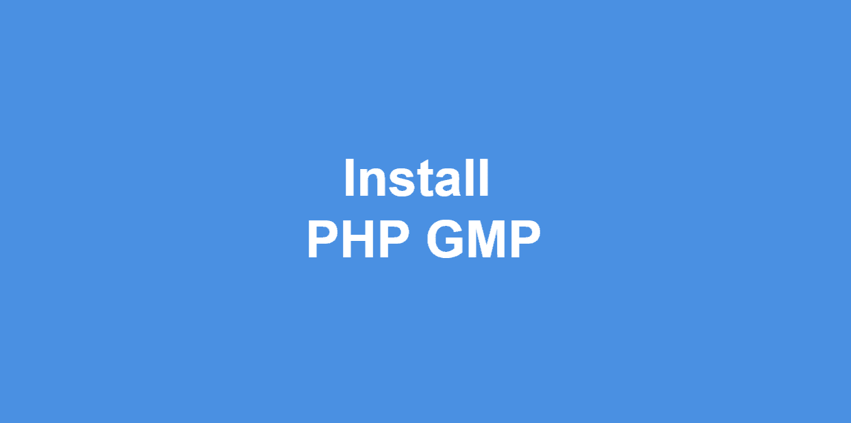PHP GMP