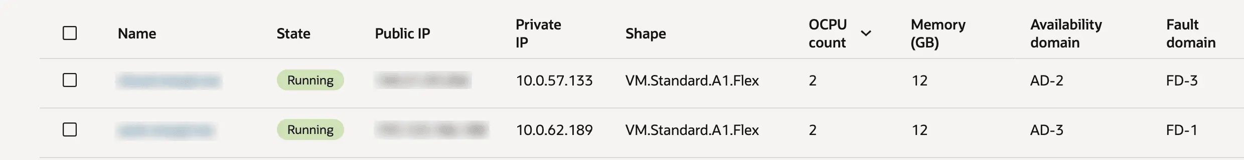 Oracle Arm Instances