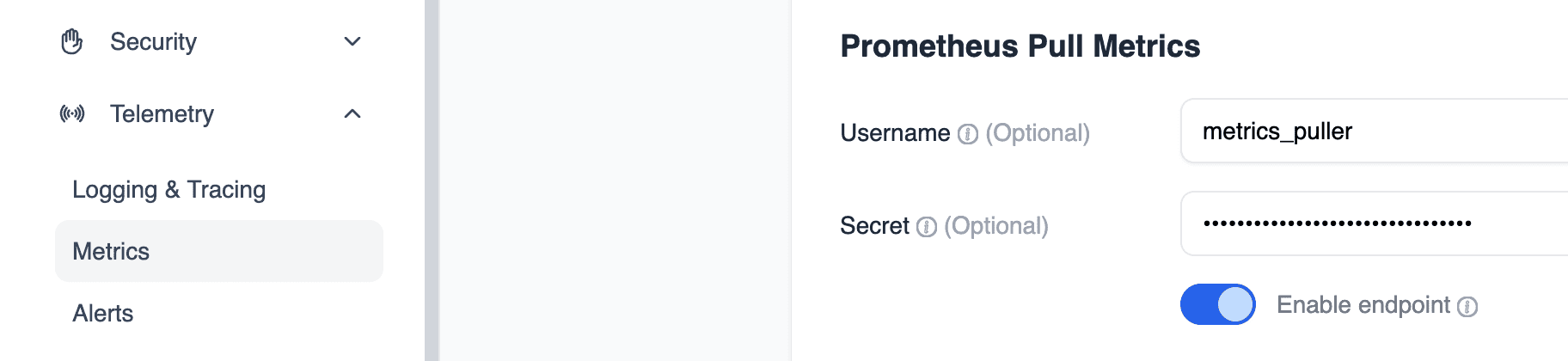 Prometheus Pull Metrics