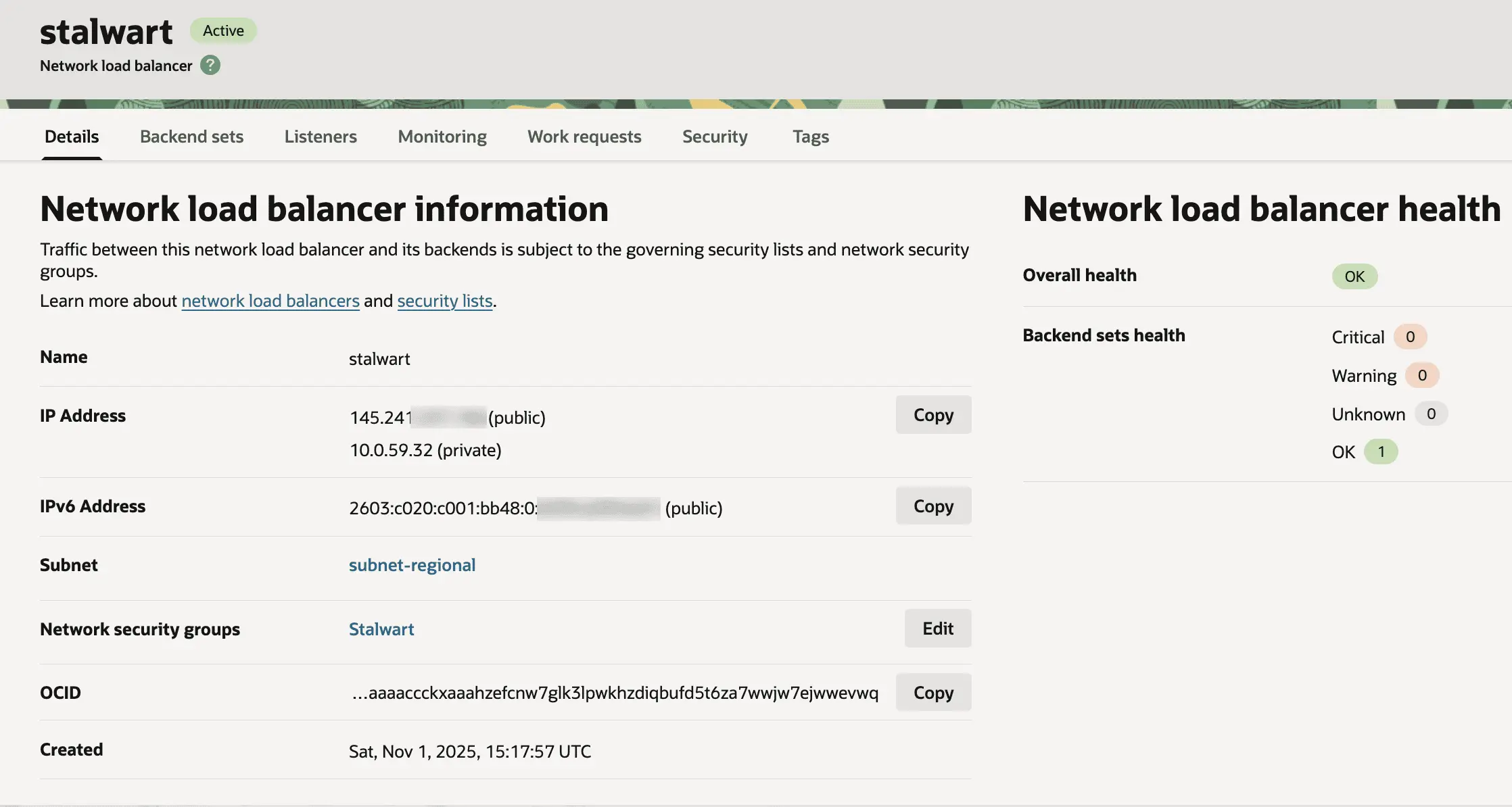 Stalwart Network Load Balancer